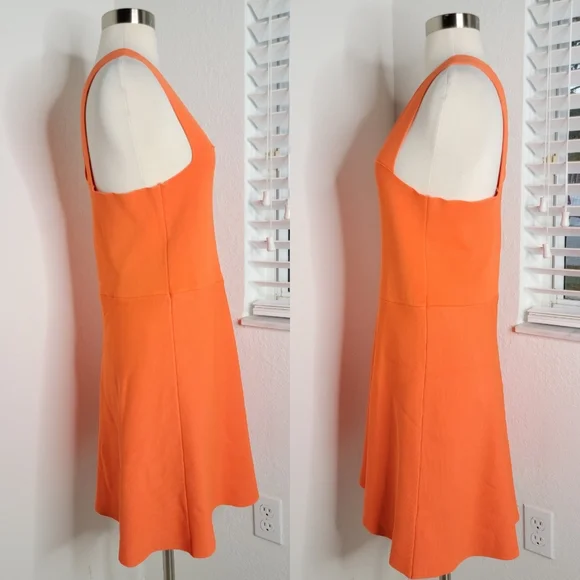 A.L.C. Ali Stretch Knit Dress In Guava L.